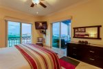 Master bedroom with terrace access and great views